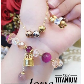 TiTanium Set perhiasan wanita AD7