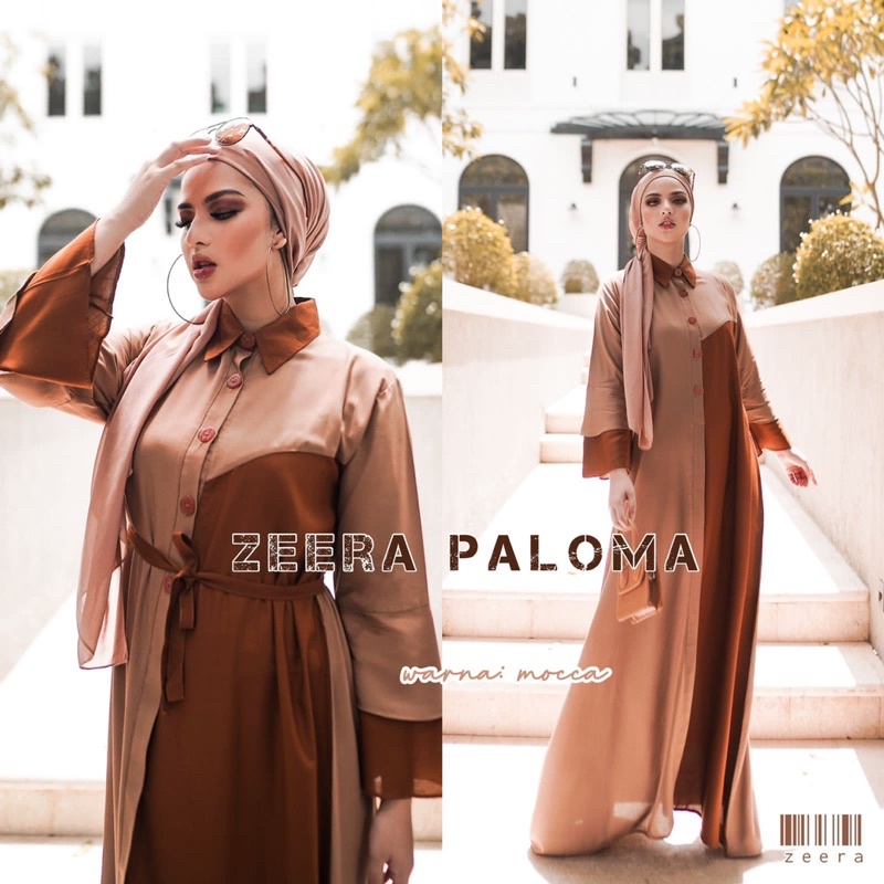 Daster Arab ZEERA PALOMA Dress Rayon Mewah kekinian