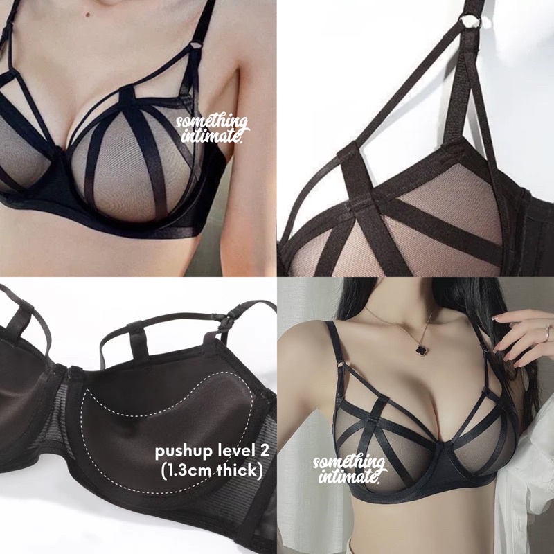 Agent Provocateur ERIN Big Straps Extreme Pushup Padded Bra Beha Import Bh Full Cup Push Up Thick Pa