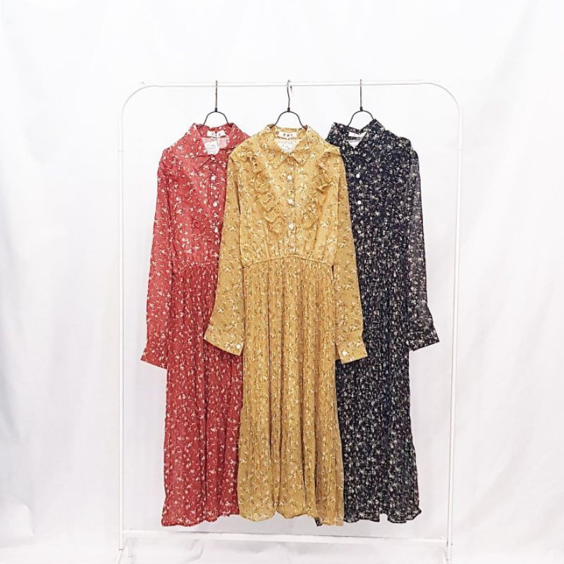 dress vintage dada ruffle