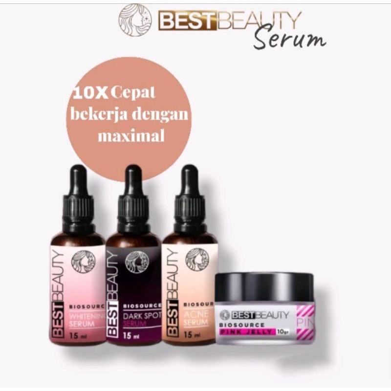 Best Beauty Serum Acne Whitening Dark Spot dan Pink Jelly
