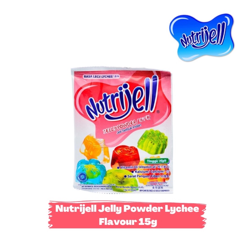 

NUTRIJELL LECI/ LYCHEE FLAVOUR JELLY POWDER 15g