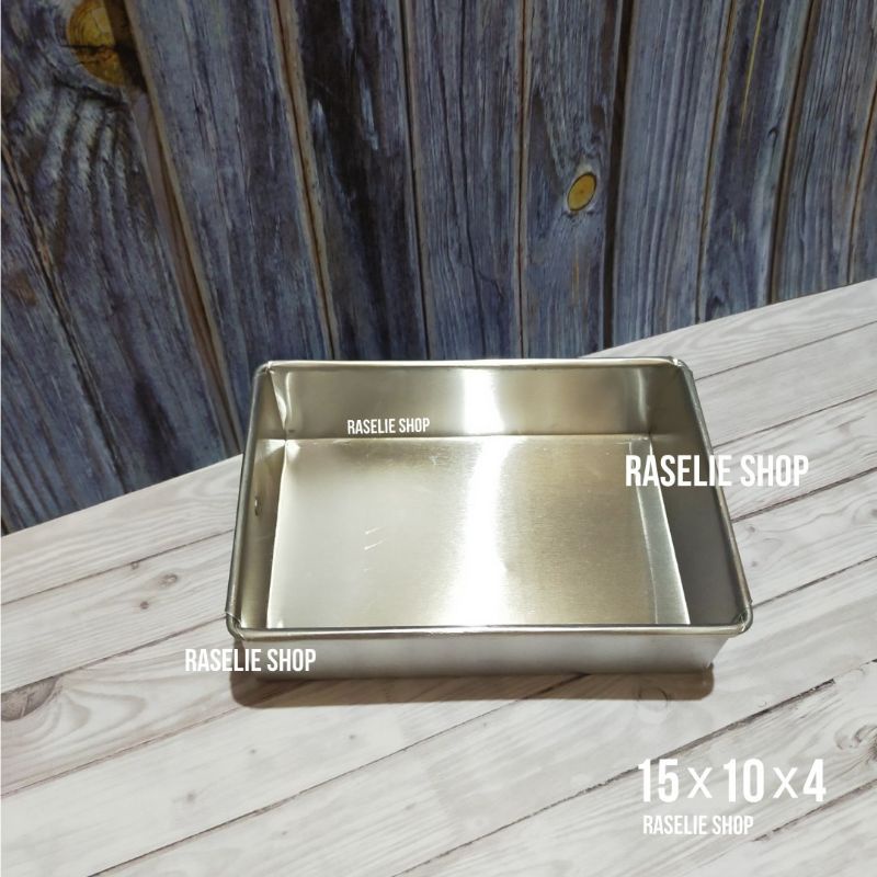 Loyang Brownies 15x10x4 Loyang Kue Brownis Kukus Cake Bolu Surabaya