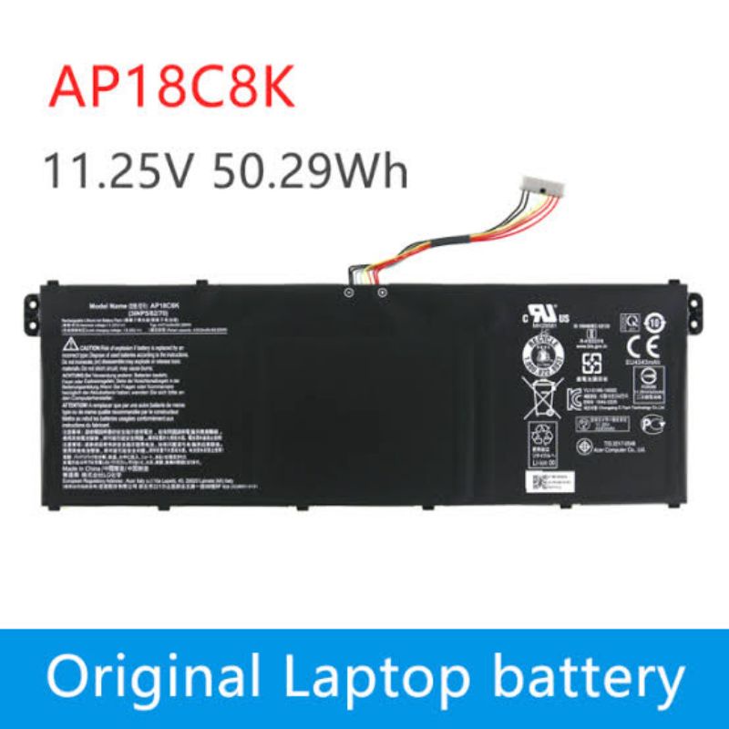 Baterai Battery Acer Aspire 5 A414-52 Swif 3 SF314-42 SF314-57 Chromebook 314 C933 AP18C8K