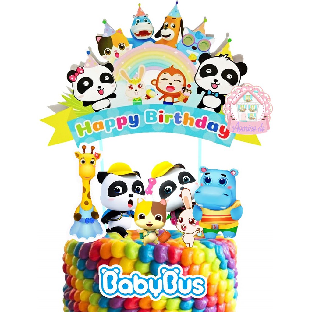 LITTLE BABY BUS Cake Topper