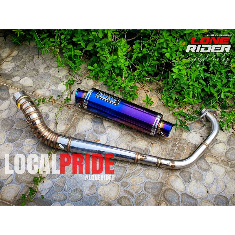 Lone Rider Original GSX - Spesial Drag Slencer Bluemoon - GSX 150R
