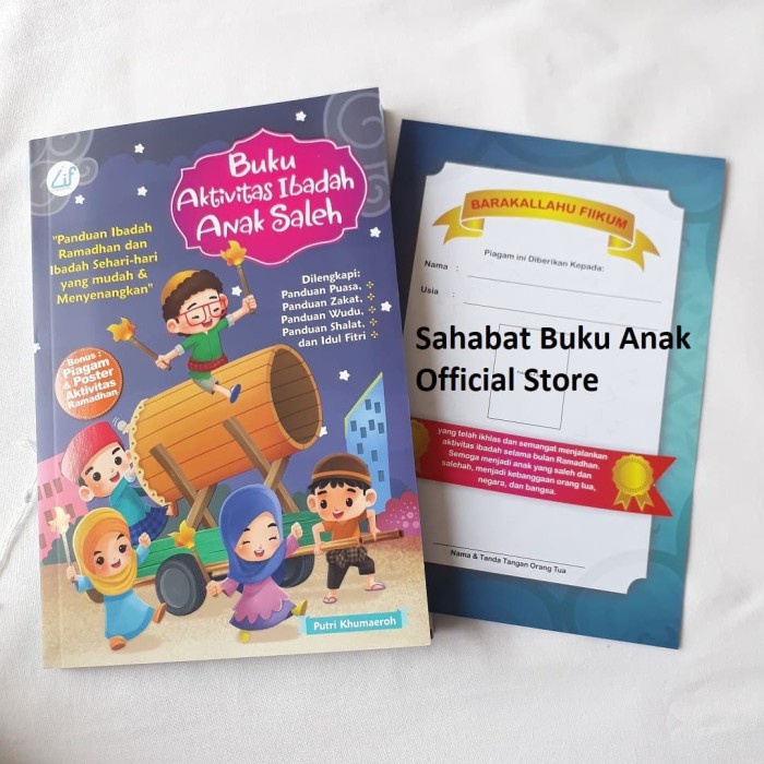 Jual Must Have!! Buku Aktivitas Ibadah Anak Saleh Panduan Ibadah ...