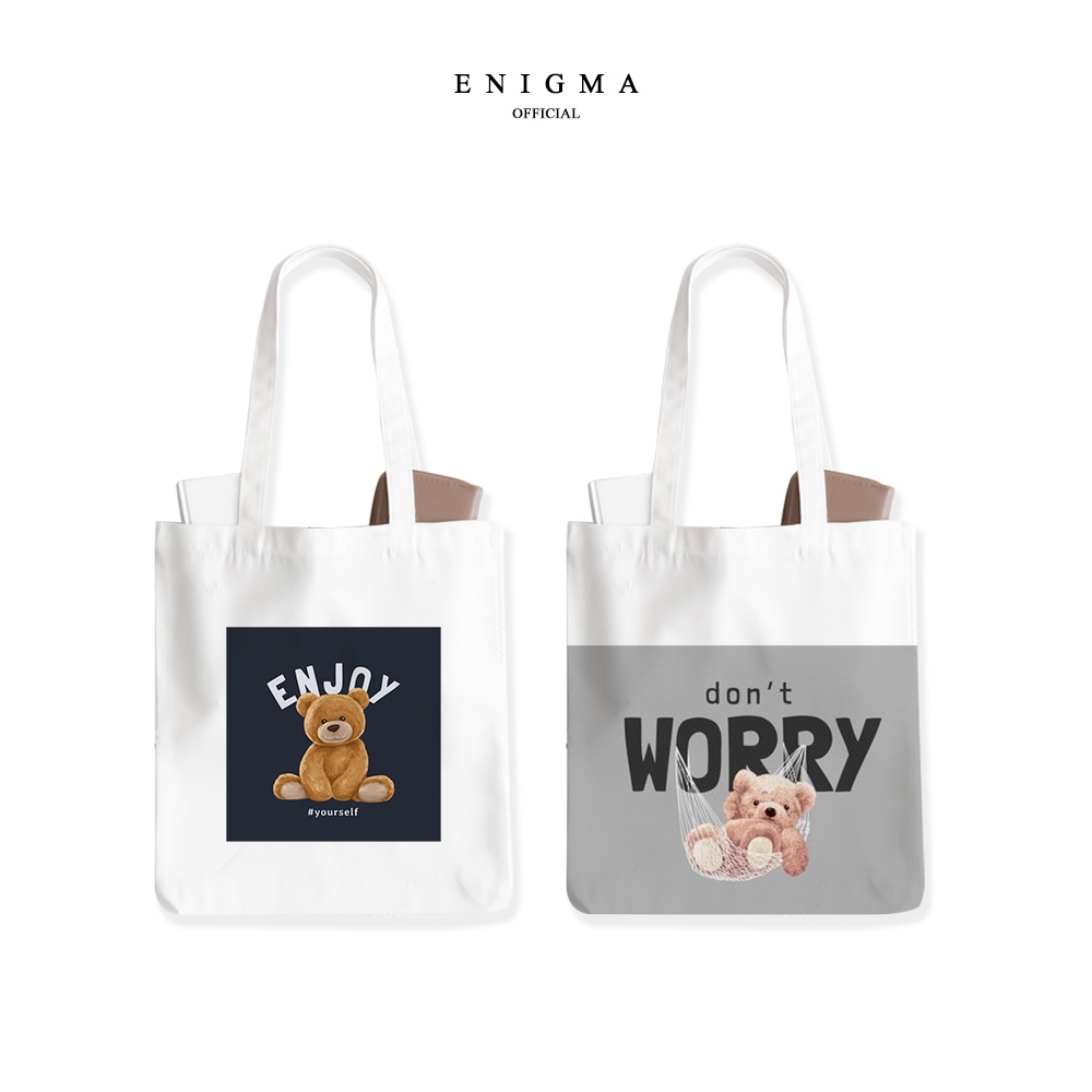 TERBARU TOTEBAG KANVAS AESTHETICS ORIGINAL ENIGMA OFFICIAL TOTEBAG WANITA TAS TOTE BAG