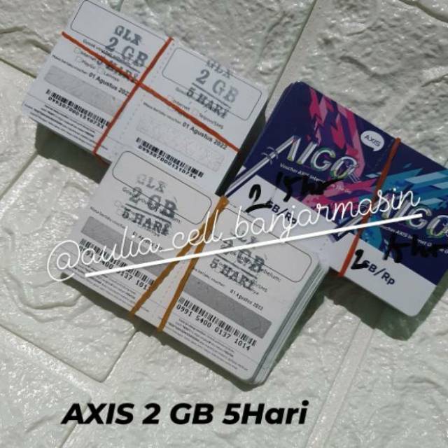 VOUCHER AXIS 2 GB 5 HARI