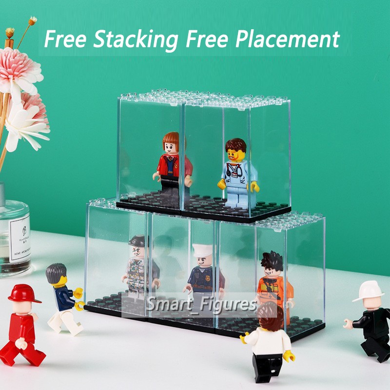 Kotak Display Minifigures Transparan Anti Debu Untuk Koleksi