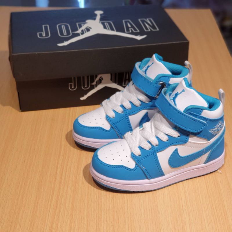 SEPATU JORDAN ANAK LAKI LAKI SEPATU ANAK NIKE LAKI LAKI SEPATU JORDAN KIDS OCEAN BLUE PREMIUM HIGH QUALITY