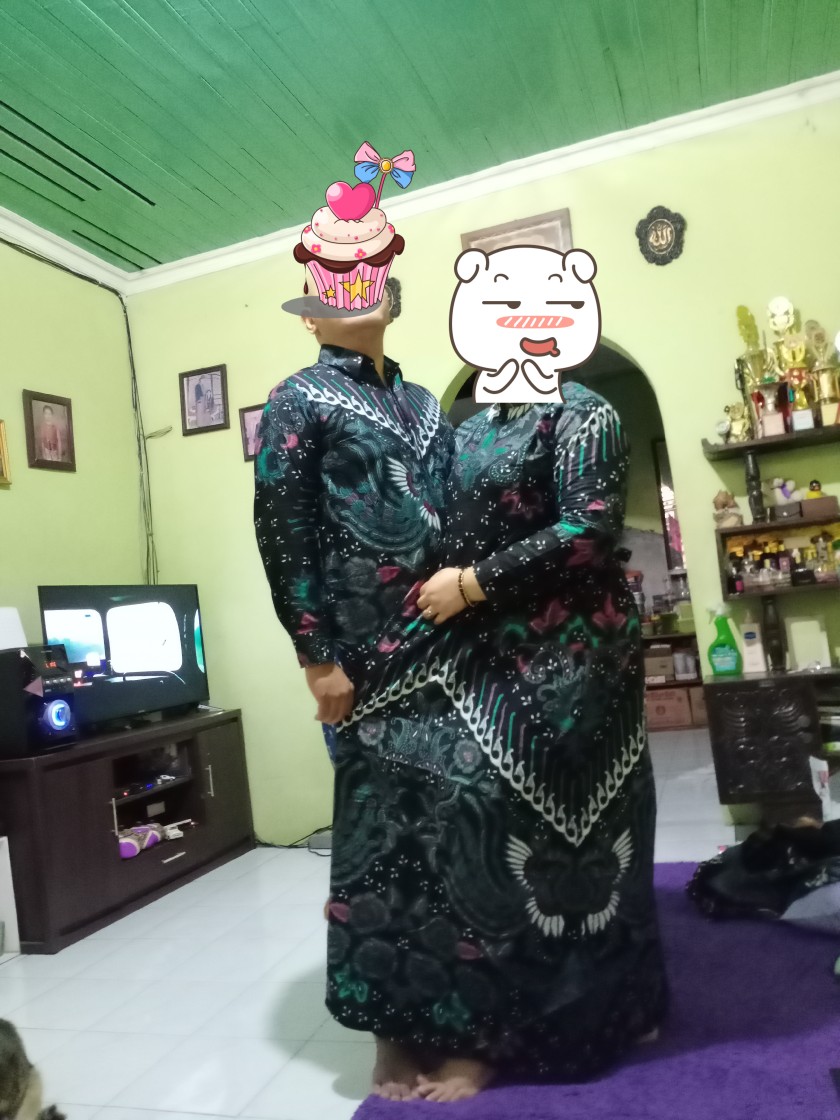 Maura Couple - Sania Ruffle Batik Couple Ori Ndoro Jowi Garansi Termurah Shopee - Batik Modern Solo