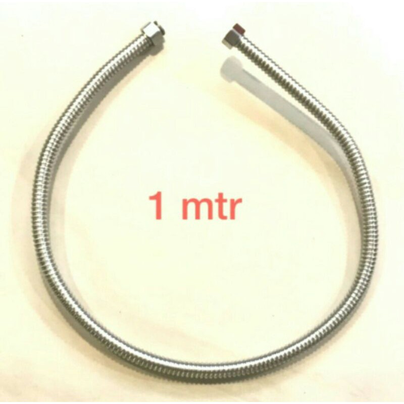 SELANG FLEXIBLE KAKU 1 METER.flexible air panas 1M untuk water heater