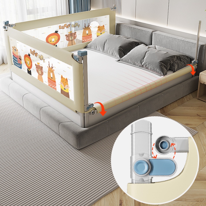 BZ Bedrail Baby Bed Guard Rail EXTRA TALL  Pagar Pengaman Kasur Tempat Tidur Ranjang Bayi Balita