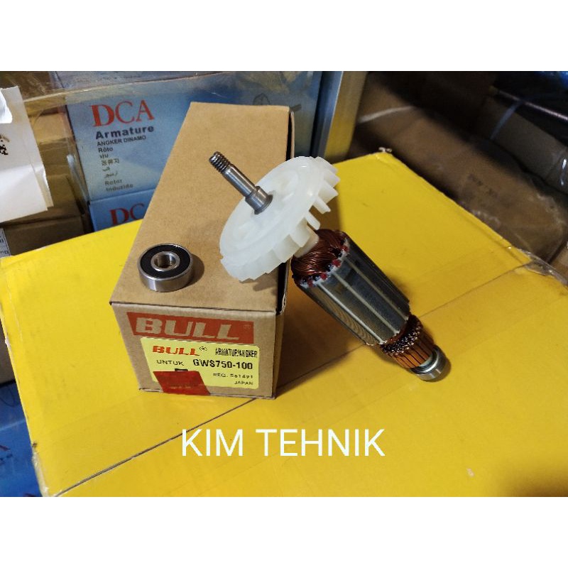 ARMATURE ANGKER GWS 750-100 FOR GERINDA BOSCH GWS 750-100