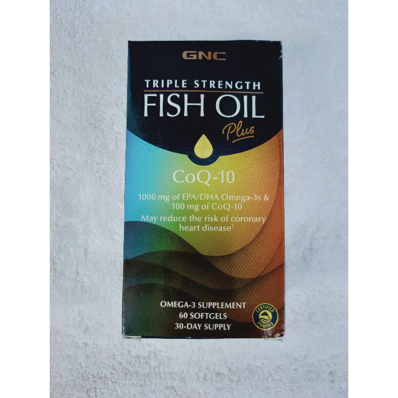 GNC FISH OIL Plus CoQ - 10