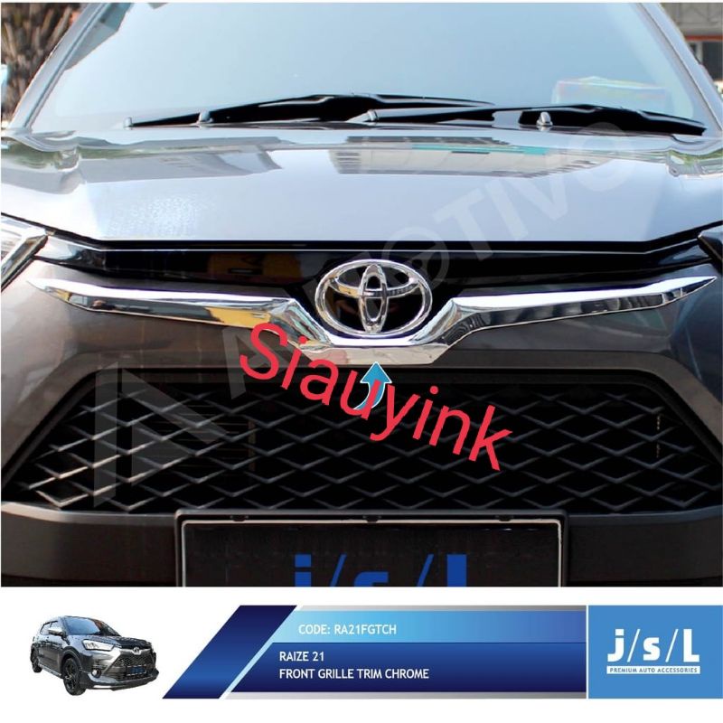 List grill depan Raize Rocky 2021 2022 GR Sport chrome JSL