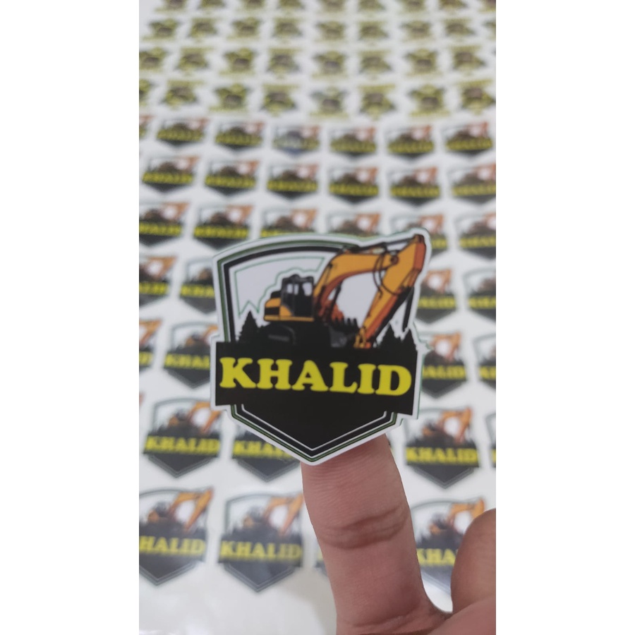 

Stiker Nama Bahan Cromo Dan Vinyl Bisa Riquest+Cutting Desain Suka-Suka