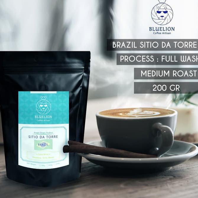 

BLUELION - Brazil Sitio Da Torre 200g (Kopi Single Origin Arabica) - BIJI
