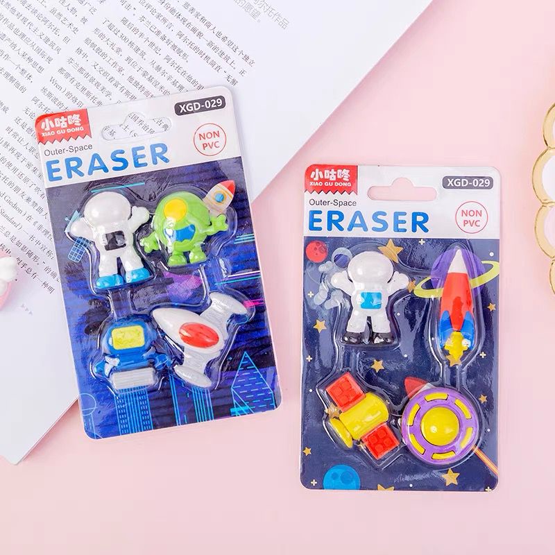 

Penghapus Mainan Astronot Luar angkasa Galaxy Stip Hapusan pensil anak alat tulis kantor ready