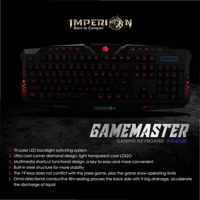 keyboard Gaming Imperion Gamemaster KG-G180