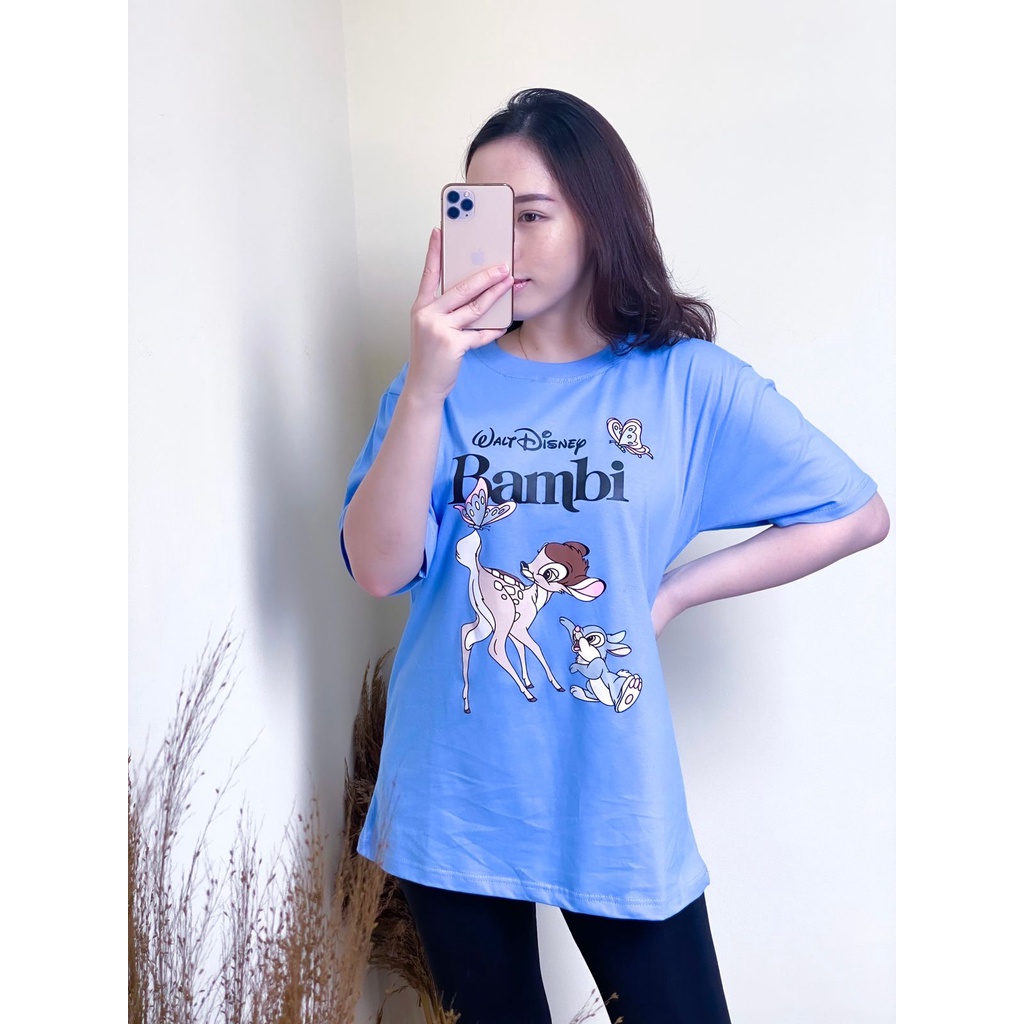Kaos Wanita Oversize Bahan Cotton Atasan Wanita Jumbo XXL Kaos Lengan Pendek