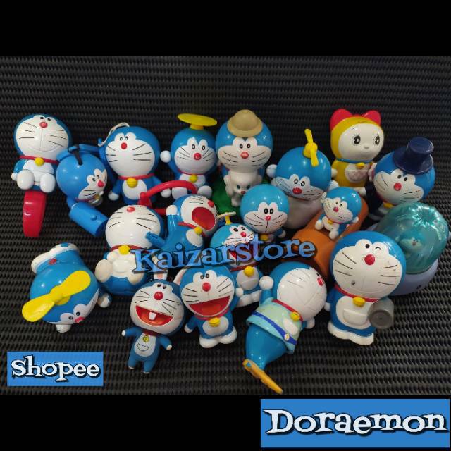 Action Figure Doraemon Character Hadiah Mainan Happy Meals MCD Hokben kidzu Bento Fujiko Pro Japan