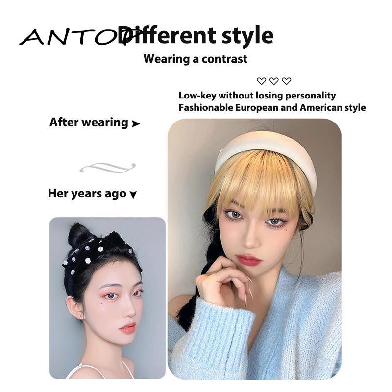 Patch Wig Poni Palsu Bahan Breathable Untuk Wanita