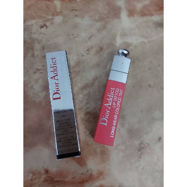 Preloved Dior Lip tattoo