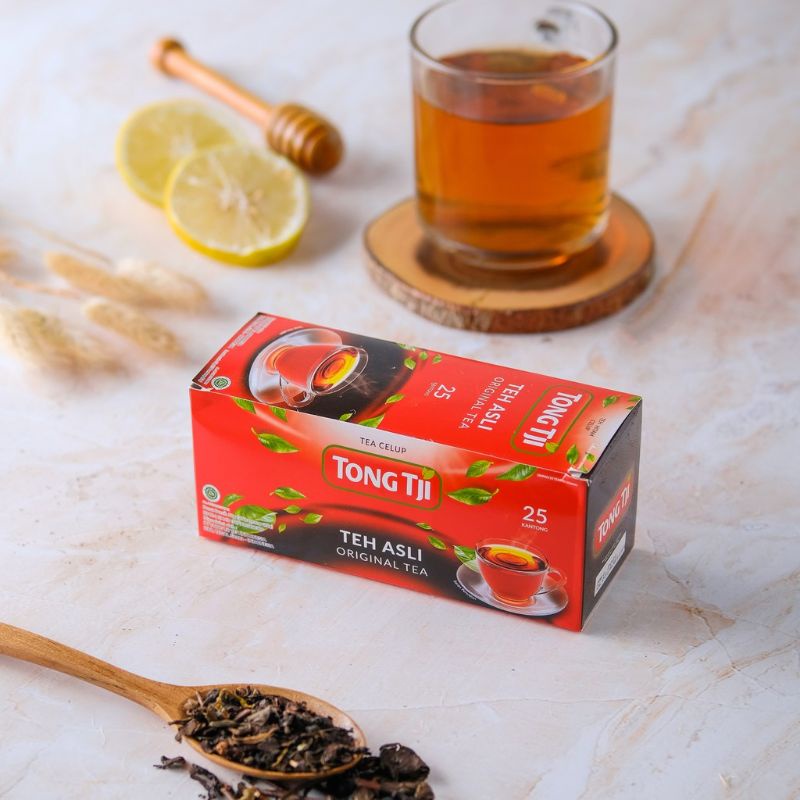 

Tong Tji Original Tea 1 pack isi 15 kantong ( Teh Celup non Amplop asli hitam )