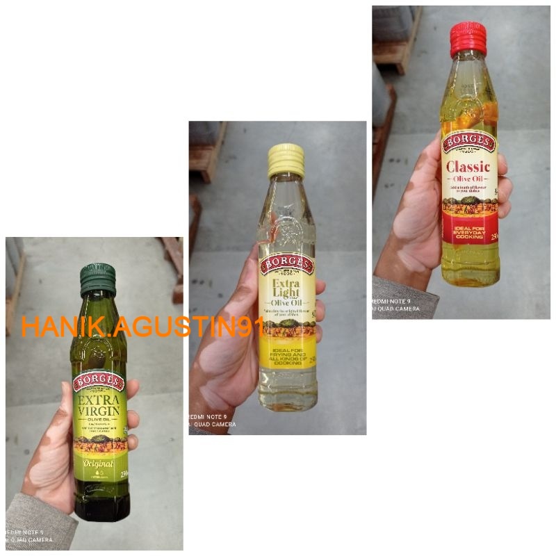 

Borges Extra Virgin / Extra Light / Classic Olive Oil 250 ml Minyak Zaitun HALAL BPOM