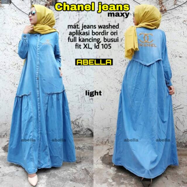 Chanel jeans maxy