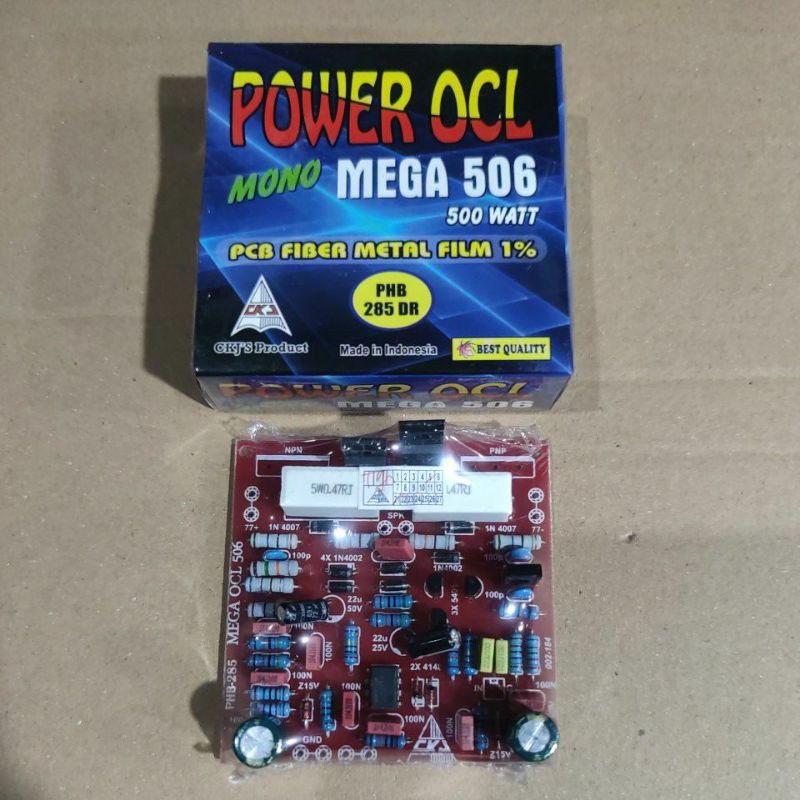 Power OCL mono mega 506 / kit driver modul power mono 500 watt phb 285