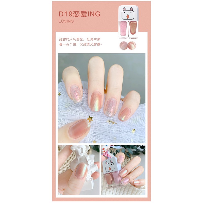 (9-28) FNY 2IN1 PEEL OFF KOREA NAIL POLISH 2 WARNA HALAL MUSLIMAH WATER BASED KUTEK NON PEEL OFF