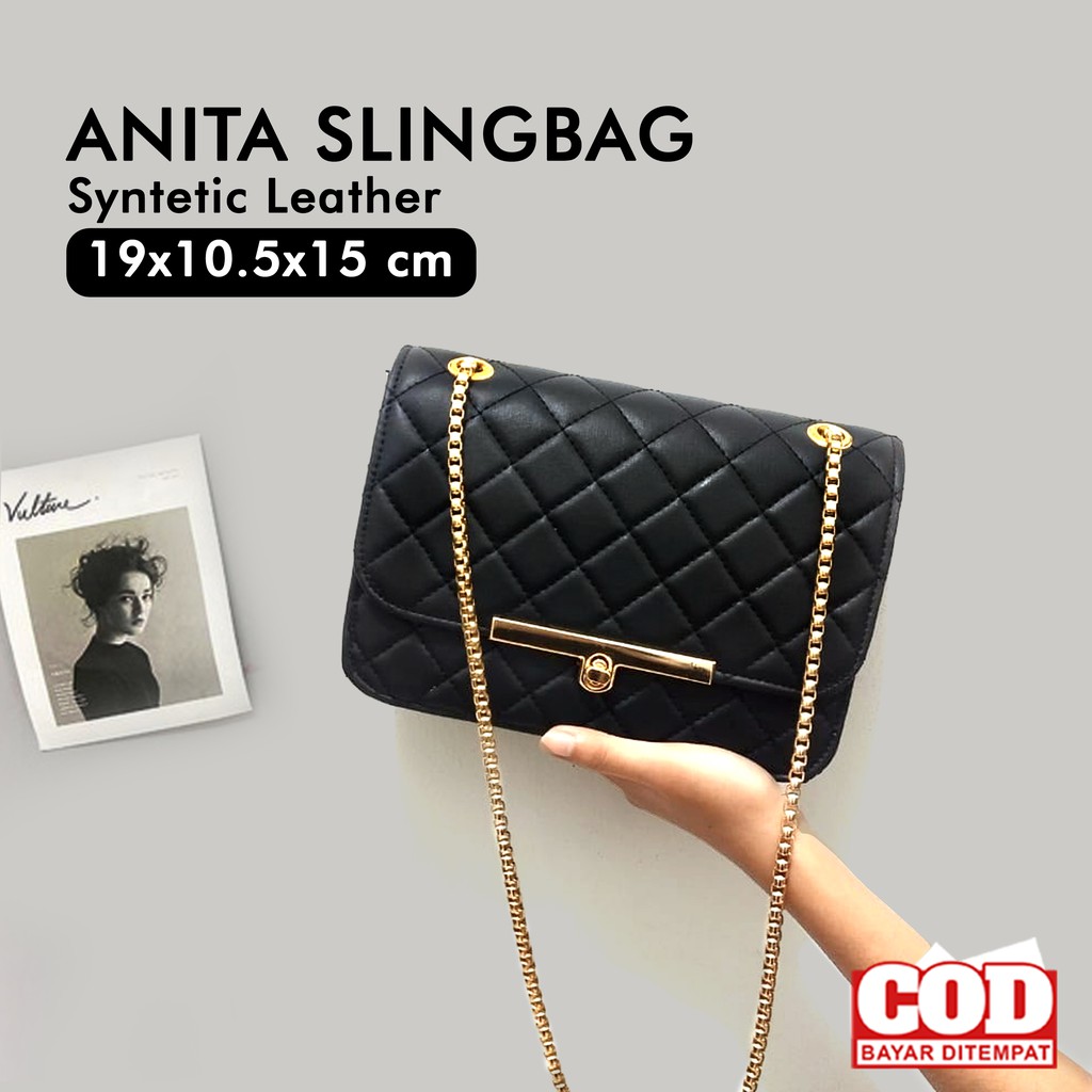 Tas Cewek Tali Rantai Tas Slempang Wanita Sling Bag Fashion Terbaru Shoulder Bag Remaja Trendy Murah