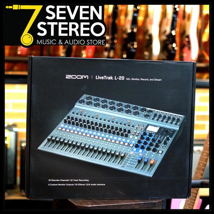 PROMO HARGA MURAH  Zoom L-20 L20 Live Track Digital Mixer - Mixer Audio Multitrack Mvb228