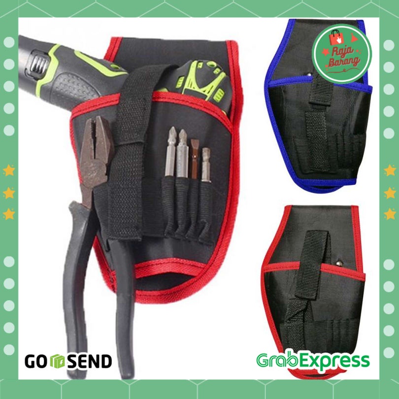 Aksesoris Perkakas - Tas Pinggang Perkakas Mesin Bor Tool Bag