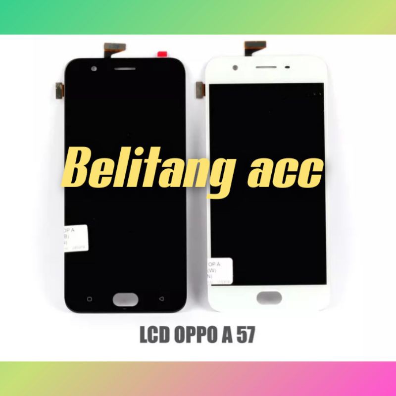 LCD OPPO A57 / A 57 + TOUCHSCREEN - Putih
