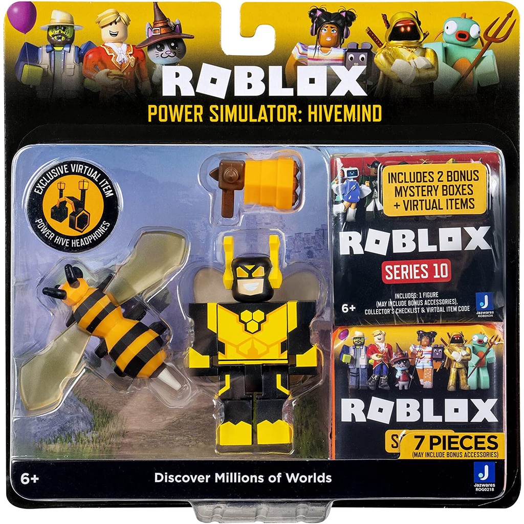 Roblox Celebrity Collection - Power Simulator: Hivemind Figure Pack