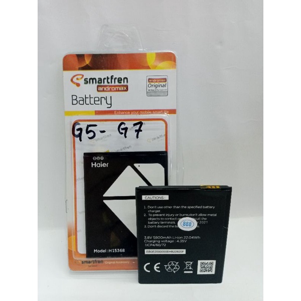 BATERAI HAIER H15368 G51 HM-G552 G7 HH 552 BATRE SMAFREN HAIER G51 H15368 G7 ORIGINAL