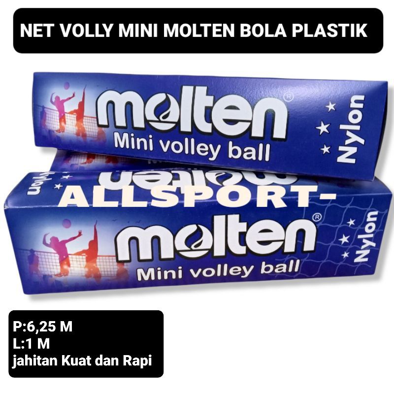NET VOLY MOLTEN MINI BIASA BOLA PLASTIK
