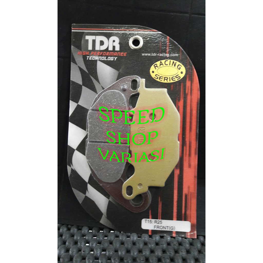 BIG PROMO KAMPAS REM DISC PAD DEPAN R25 TDR  GOLD   *