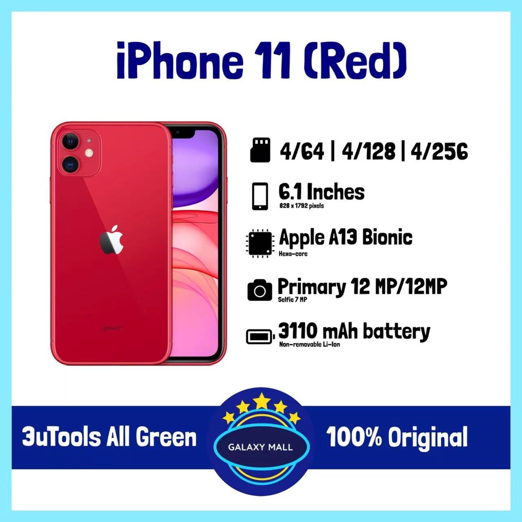 IPHONE 11 64GB/128GB SECOND ORIGINAL FULLSET-1