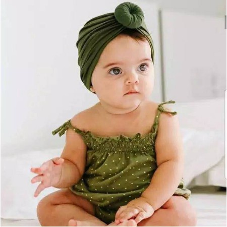 Bandana bayi donat 0-3 thn bando anak aksesoris rambut pita bayi headband baby hiasan kepala anak