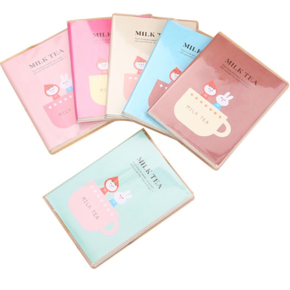 Buku Catatan Buku Kecil Memo Notes Mini Gambar Lucu Karakter MILK TEA Ready Stock IMPOR Berkualitas