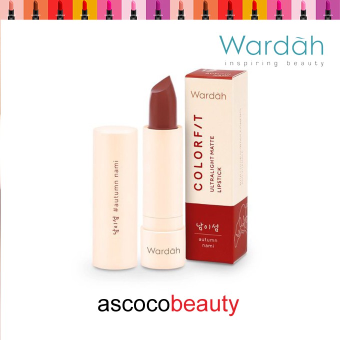 Wardah Colorfit Ultralight Matte Lipstick Korea 09 / 10 / 12 / 13 ✰ ascocobeauty ✰