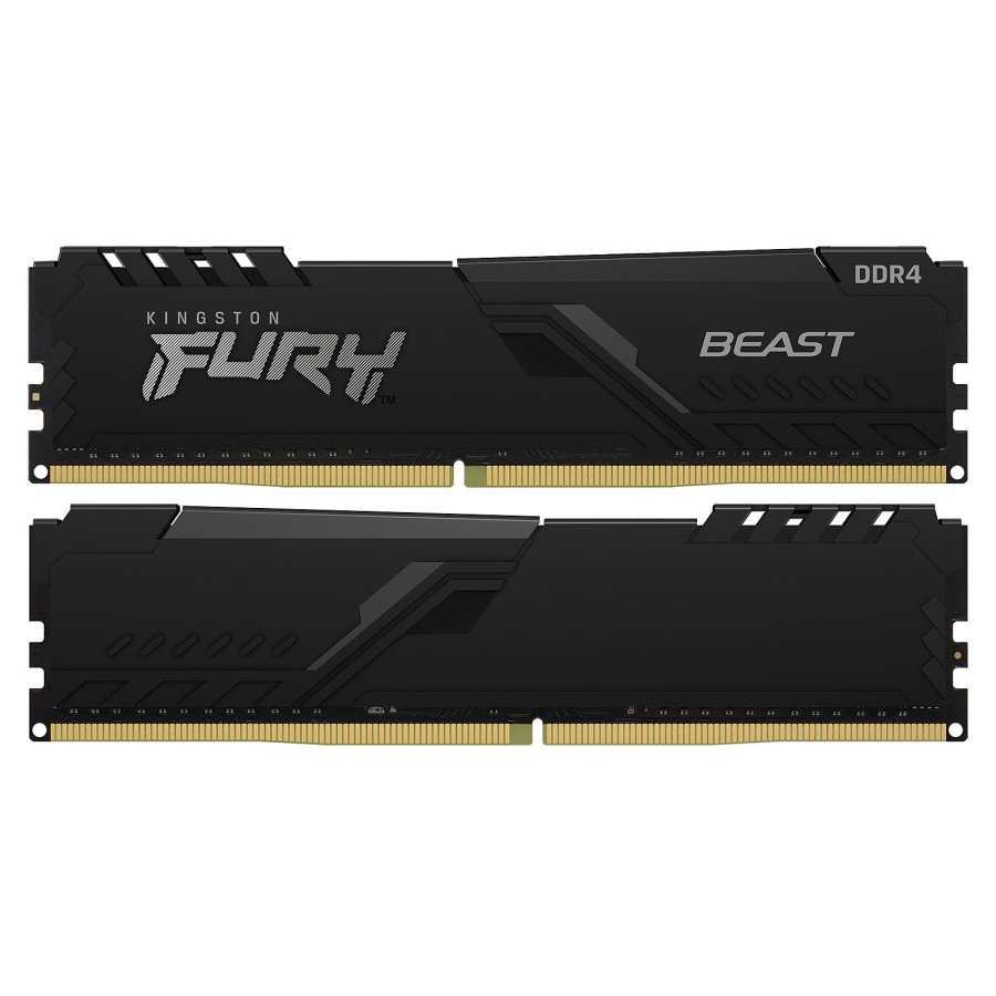 DDR4 KINGSTON FURY BEAST BLACK 16GB 2X 8GB 3200MHz KF432C16BBK2/16