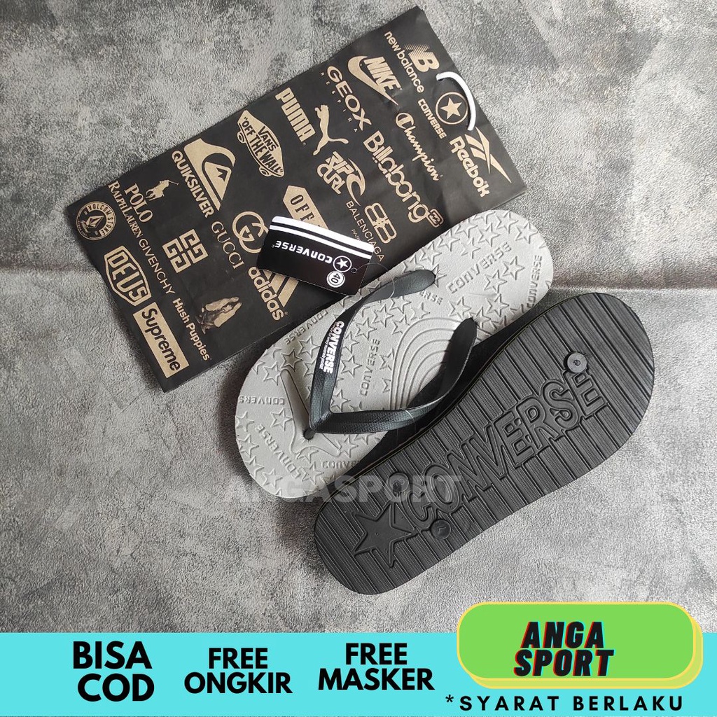 SANDAL JEPIT PRIA CONVERSE PREMIUM / SENDAL JEPIT COWOK DISTRO KEREN / SANDAL JEPIT SURFING / SANDAL JEPIT KASUAL TERMURAH