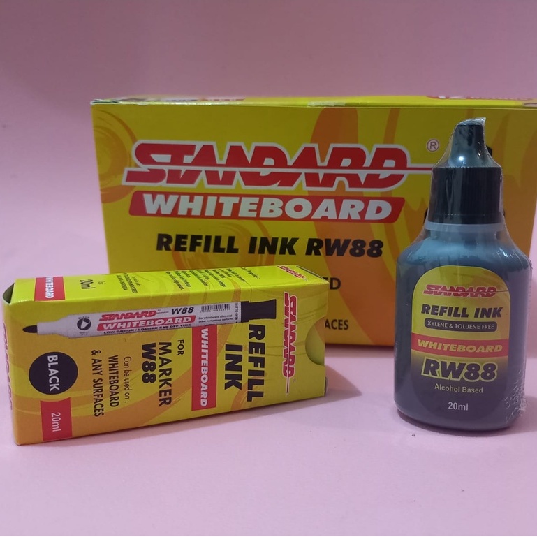 Standard Isi Tinta Spidol Whiteboard RW88 Refill Ink 20 ml