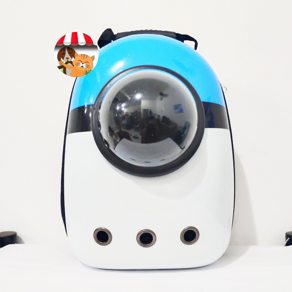 Tas Ransel Astronot Kapsul Capsule Motif Kucing Anjing Tas Cargo